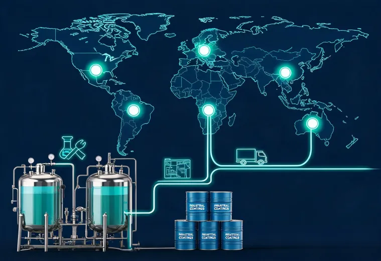 Global coatings facility map